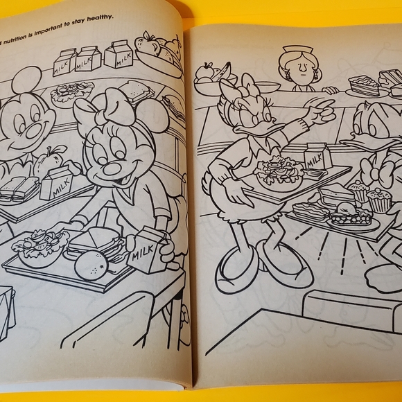 Walt Disney Mickey Mouse Mousersize Coloring Book Walt Disney Prod 1983 UNUSED - Picture 5 of 11
